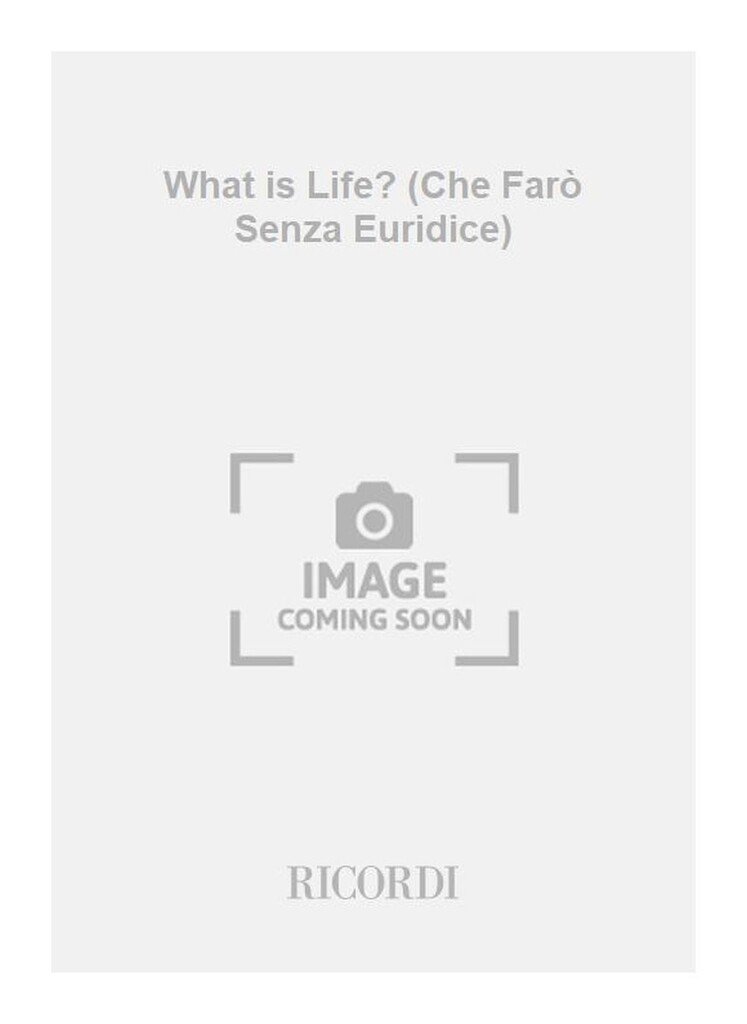 Che Faro' Senza Euridice Ssa